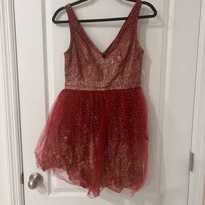 Red Sparkly Dress
